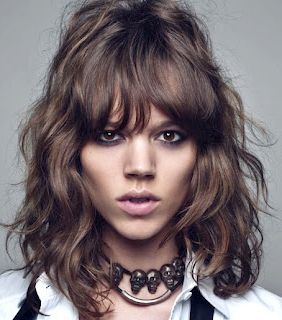 Hair Color Corner: Shaggy Chic Hair With Regard To Shag Haircuts With Curly Bangs (View 23 of 25)