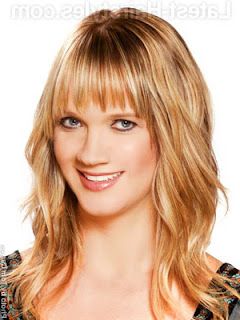 Hair Style: Trend Hairstyle For 2012 In Wavy Hairstyles With Layered Bangs (View 15 of 25)
