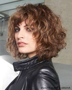 Image Result For Inverted Bob Curly | Stacked Bob Within Stacked Bob Hairstyles With Fringe And Light Waves (View 9 of 25)