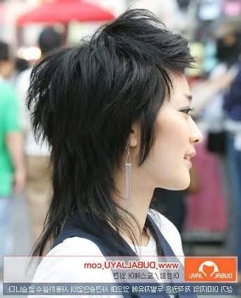 Image Result For Stylish Mullet For Women | Mullet For Long Wavy Mullet Hairstyles With Deep Choppy Fringe (View 14 of 25)