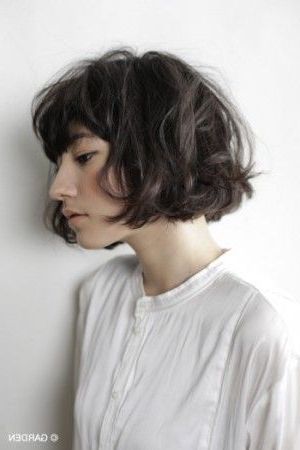 Image Result For Wavy Bob Fringe | Messy Short Hair, Short Throughout Cute French Bob Hairstyles With Baby Bangs (View 7 of 25)