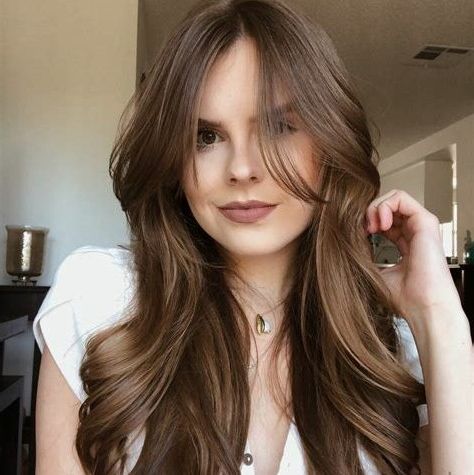 Featured Photo of 25 Inspirations Long Wavy Hairstyles with Curtain Bangs