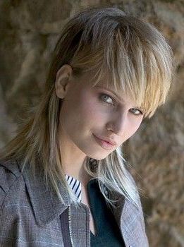 Long Mullet Look Hairstyle Touching The Shoulders | Mullet With Regard To Mullet Haircuts With Wavy Bangs (Photo 2 of 25)