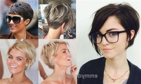 Long Pixie Haircut For Women With Oval, Round Faces Via It Throughout Long Wavy Pixie Hairstyles With A Deep Side Part (Photo 21 of 25)