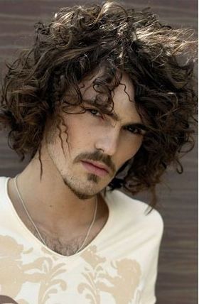 Men Long Wavy Hairstyle With Curly Bangs In Long Hairstyles And Naturally Wavy Bangs (View 25 of 25)