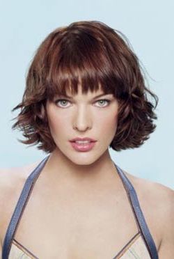 Moddy Hair Pictures: New Short Choppy Bangs Hairstyles Throughout Wavy Hairstyles With Short Blunt Bangs (View 4 of 25)