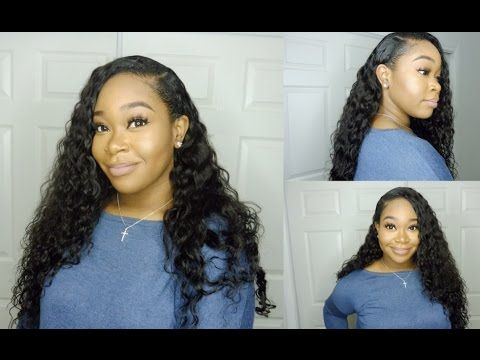 My Deep Side Part Quick Weave | Ali Pearl Peruvian Water Pertaining To Long Wavy Pixie Hairstyles With A Deep Side Part (View 5 of 25)