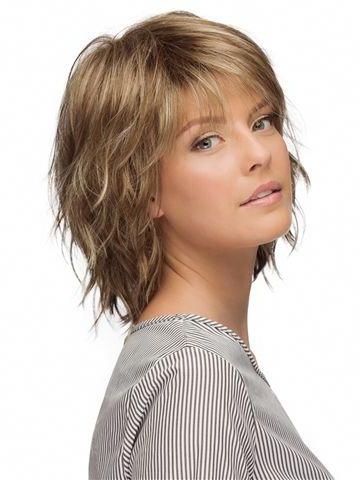 Pin On Choppy Bob Hairstyles Within Wavy Hairstyles With Layered Bangs (Photo 5 of 25)