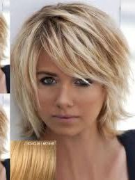Pin On Hairstyles With Regard To Shaggy Bob Hairstyles With Soft Blunt Bangs (View 15 of 25)