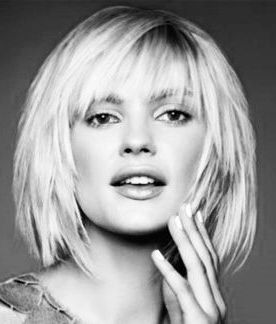 Pin On Shaggy Hair Within Short Wavy Bob Hairstyles With Bangs And Highlights (View 5 of 25)