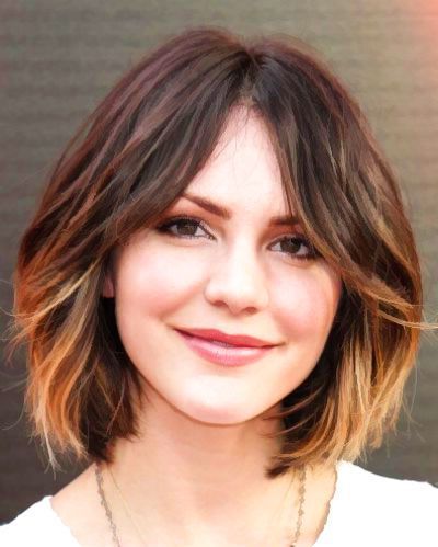 Pingabriela On Wardrobe | Haircuts For Wavy Hair In Lob Haircuts With Wavy Curtain Fringe Style (Photo 8 of 25)
