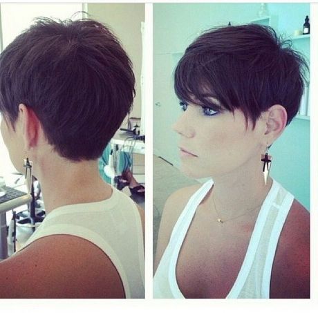 Pixie Haircut Back Of Head In Sculptured Long Top Short Sides Pixie Hairstyles (View 22 of 25)