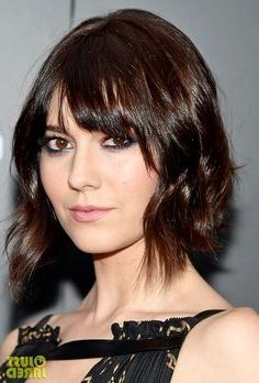 Related Image | Celebrity Short Hair, Long Bob Hairstyles For Cute French Bob Hairstyles With Baby Bangs (Photo 11 of 25)