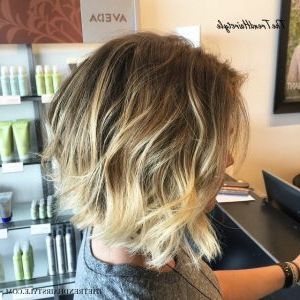 Shaggy Medium Length Bob – 60 Messy Bob Hairstyles For Within Soft Waves And Blunt Bangs Hairstyles (View 13 of 25)