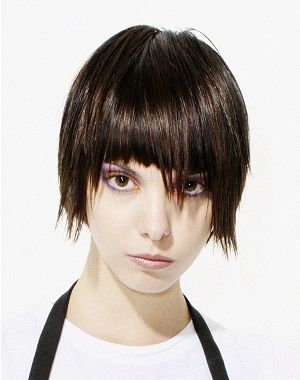 Short Choppy Bangs Hairstyles Within Cute French Bob Hairstyles With Baby Bangs (View 20 of 25)