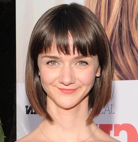 Short Haircuts With Bangs – Side Swept, Choppy & Straight For Very Short Wavy Hairstyles With Side Bangs (Photo 8 of 25)