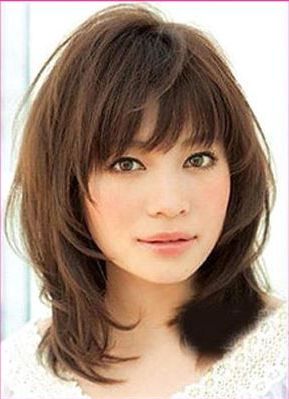 Shoulder Length With Bangs | Bangs With Medium Hair Intended For Medium Wavy Hairstyles With Bangs (Photo 3 of 25)