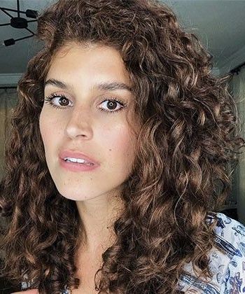 Texture Tales: Nikki Shares Her Curly Hair Routine And Pertaining To Wavy Textured Haircuts With Long See Through Bangs (Photo 1 of 25)