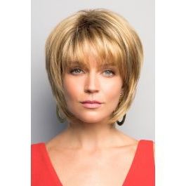 This Wig Is A Sassy Tousled Layered Bob With Fringe. A Throughout Long Thick Hairstyles With Wispy Bangs (Photo 13 of 25)