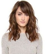 Waves And Side Swept Bangs | Long Hair Styles, Side Bangs Pertaining To Long Wavy Hairstyles With Bangs Style (Photo 19 of 25)