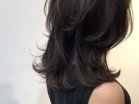 Wolf Cut/ Curtain Bangs For Long Wavy Hairstyles With Curtain Bangs (View 24 of 25)