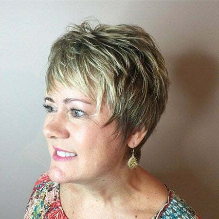 15 Short Hairstyles For Over 50 Fine Hair 2018 In Latest Undercut Pixie Hairstyles For Thin Hair (View 19 of 25)