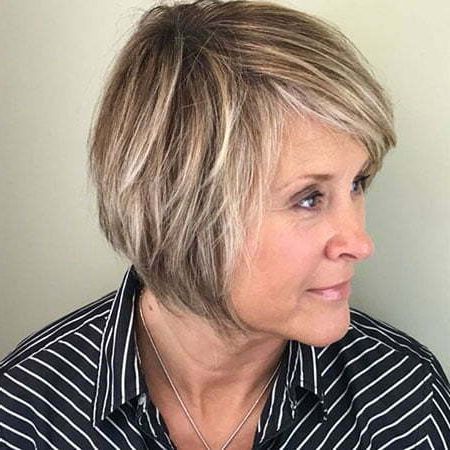 15 Short Hairstyles For Over 50 Fine Hair 2018 With Regard To Best And Newest Pixie Bob Haircuts For Straight Hair (View 15 of 25)