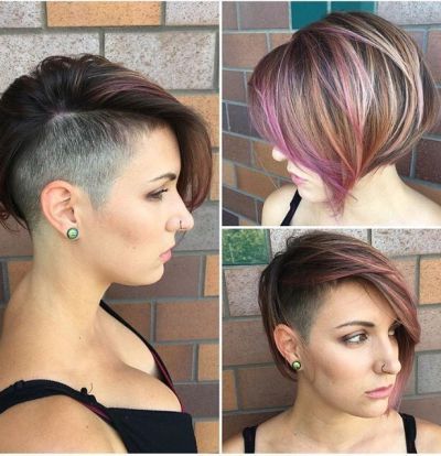 30 Stacked Bob Haircuts For Sophisticated Short Haired Women – Part 7 Regarding 2018 Very Short Pixie Haircuts With A Razored Side Part (View 7 of 25)