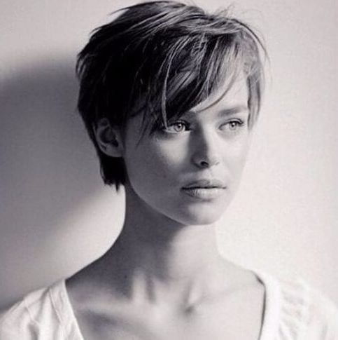 55 Adorable Ways To Sport A Long Pixie Cut – My New Hairstyles With Regard To Most Recent Asymmetrical Pixie Haircuts With Long Bangs (View 10 of 25)