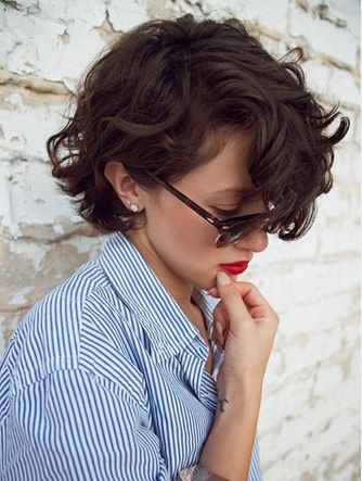Amazing Short Curly Hairstyles – Pretty Designs Intended For Recent Wavy Side Bang Hairstyles (View 24 of 25)