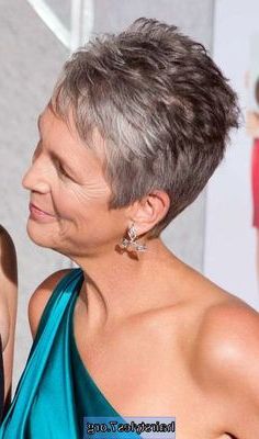 Jamie Lee Curtis Haircut Front And Back – Which Haircut Suits My Face Pertaining To Most Recent Gray Pixie Afro Hairstyles (View 9 of 25)