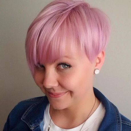 Pin On Hair Styles Throughout Best And Newest Asymmetrical Pixie Haircuts With Long Bangs (View 3 of 25)