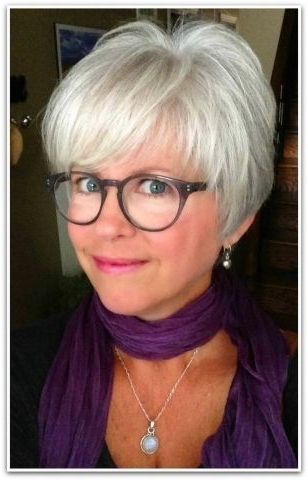 Pin On Hairstyles For Women Over 40 Intended For Recent Gray Pixie Haircuts For Older Women (View 19 of 25)