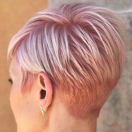 Pin On Short Behind The Ear Hairstyles Throughout Most Popular Undercut Pixie Hairstyles For Thin Hair (View 1 of 25)