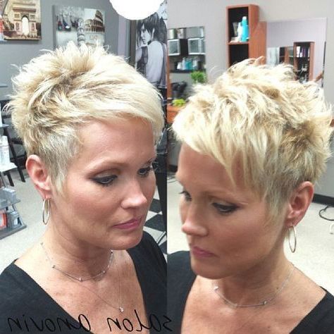 Pin~?~ Michele On Short Haircuts | Thin Hair Haircuts, Pixie In Most Up To Date Short Pixie Haircuts For Fine Hair (View 9 of 25)