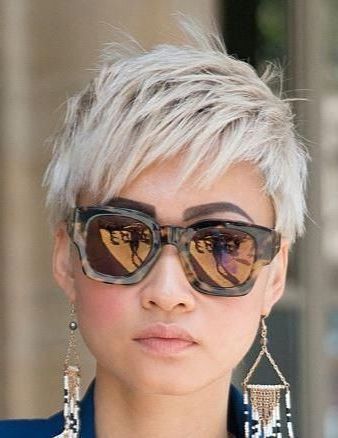 Pinkathy Jean On Specs & Sunnies! | Short Hair Styles, Hair Styles With Newest Very Short Pixie Haircuts (View 6 of 25)