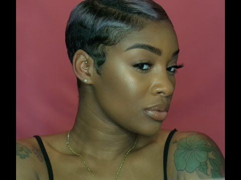 Pixie Cut Black Relaxed Hair – Zerepdesign With Latest Dark And Sultry Pixie Haircuts (View 6 of 25)