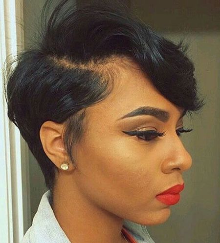 Pixie Cut Hairstyles Black Woman : 100 Best Short Pixie Cut Hairstyles Inside Best And Newest Very Short Pixie Haircuts (View 19 of 25)