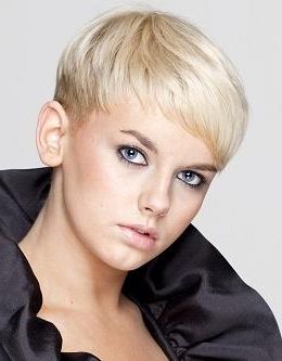 Short Blonde Hairstyles: April 2012 Within Best And Newest Very Short Pixie Haircuts (View 22 of 25)