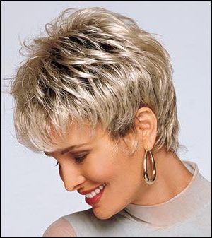 Short Choppy Hairstyles For Women | Alan Eaton Wigs, Hair Extensions Inside Current Pixie Shag Haircuts For Women Over  (View 5 of 25)