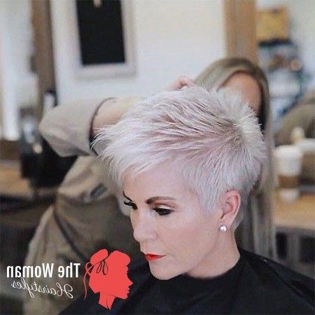 Short Hairstyles For Women | Short Grey Hair, Short Hair Styles Pixie Intended For Most Current Gray Pixie Haircuts For Older Women (View 22 of 25)
