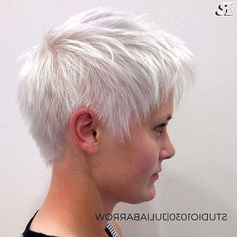 Top 20 White Pixie Haircut 2018 – Reny Styles Pertaining To Most Recently Pixie Haircuts With Shaggy Bangs (View 17 of 25)