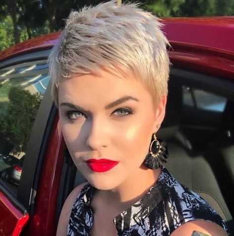 Top Short Hair Styles Pixie Spikey 53 Ideas In 2020 | Pixie Hairstyles Intended For Most Current Pixie Haircuts With Shaggy Bangs (View 7 of 25)