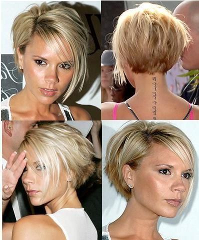 Victoria Beckham | Victoria Beckham Short Hair, Beckham Hair, Victoria For Most Up To Date Choppy Pixie Haircuts With Blonde Highlights (View 8 of 25)