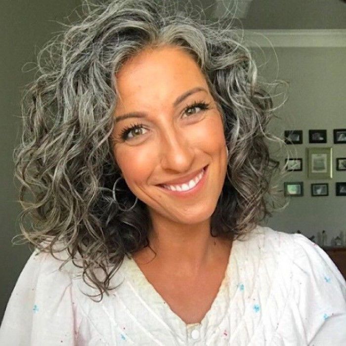 10 Women Embracing Their Silver Curly Hair That Are Redefining Natural Hair  | Curly Hair Photos, Curly Hair Styles Naturally, Curly Hair Styles In 2018 Silver Loose Curls Haircuts (View 1 of 25)