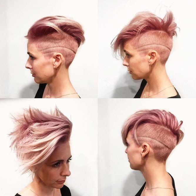 100 Short Hair Styles Will Make You Go Short – Love Hairstyles Intended For Short Hairstyles With Buzzed Lines (Photo 25 of 25)