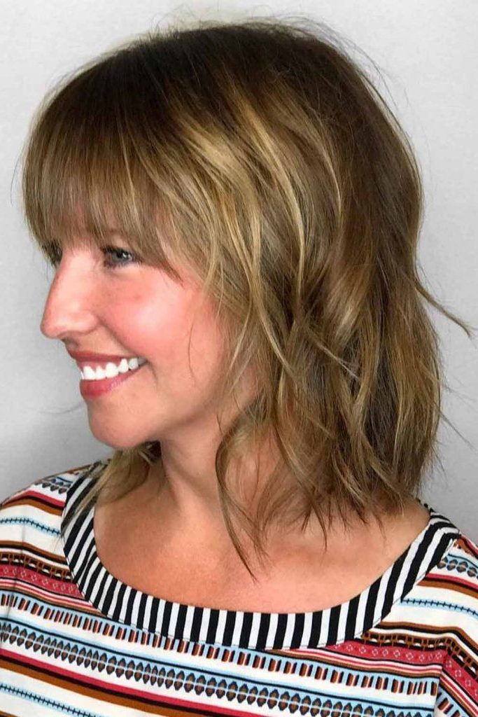 137 Medium Length Hairstyles – Love Hairstyles Pertaining To Most Recently Layered Medium Length Hairstyles With Space Buns (Photo 23 of 25)