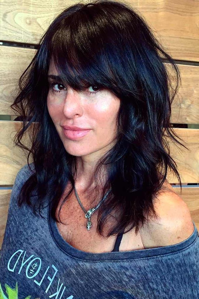 137 Medium Length Hairstyles – Love Hairstyles With Latest Frisky Fringe Haircuts (View 10 of 25)