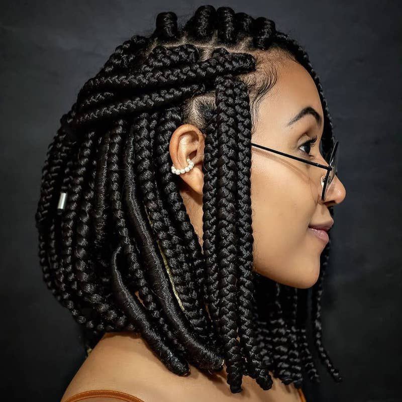 14 Bob Braids To Inspire Your Next Hair Appointment Throughout Braided Bob Short Hairstyles (View 11 of 25)