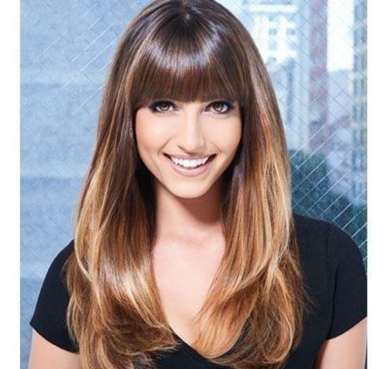 15 Best Haircuts For Long Hair For 2018 Medium Length Haircuts With Arched Bangs (View 15 of 25)